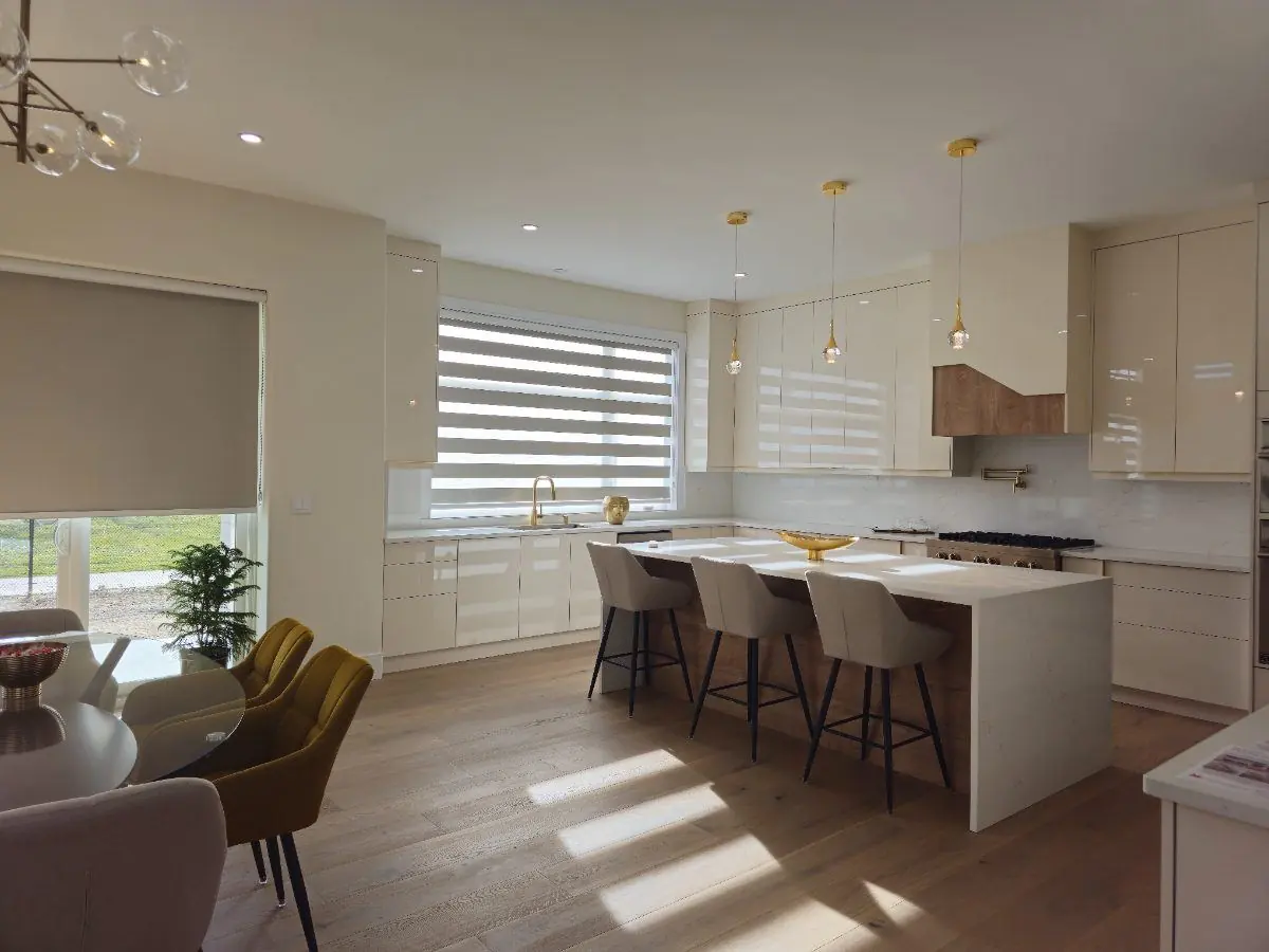 Kitchen Zebra Blinds & Roller Shades by WE Blinds