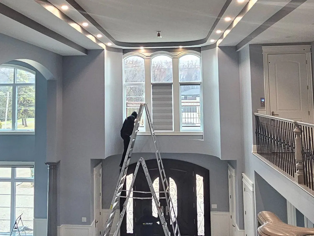 Low-Voltage Motorized Blinds installed by WE Blinds