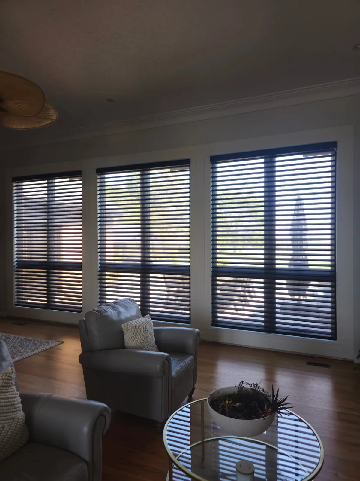 Triple Shades installed by WE Blinds